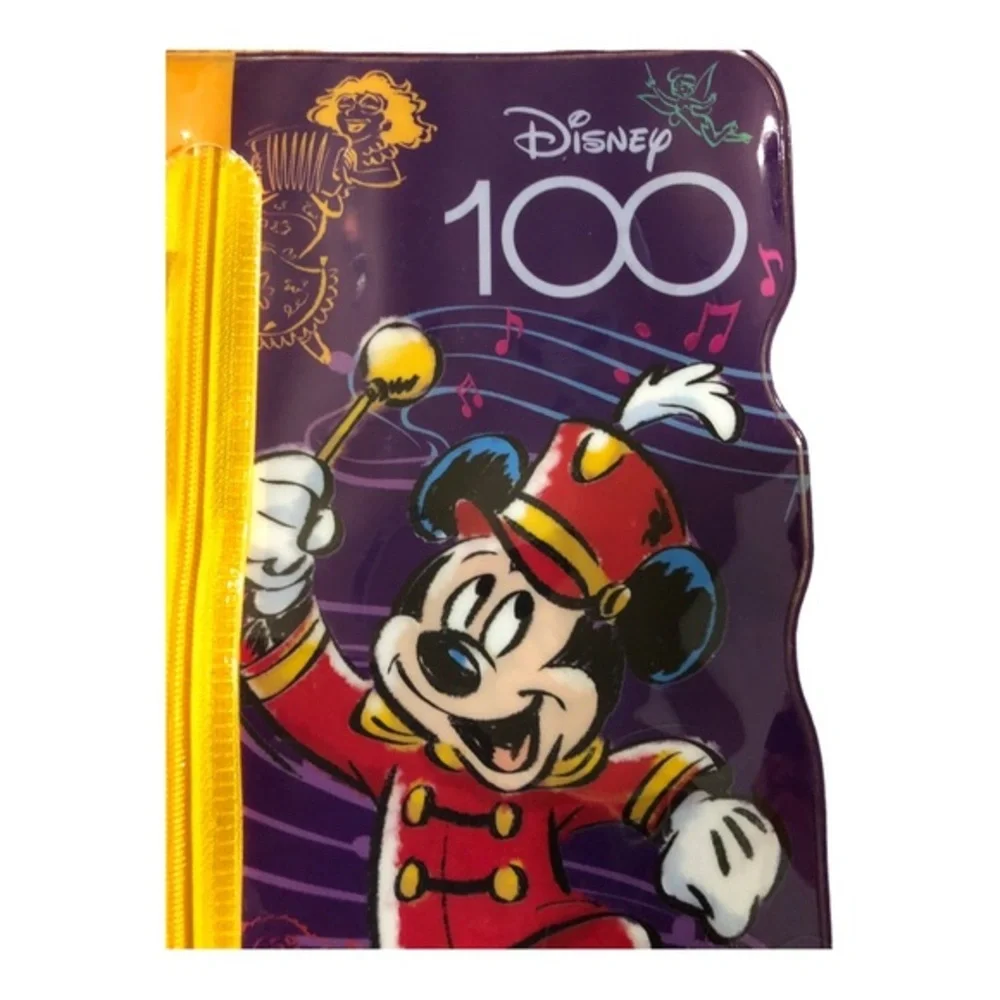 2‎ Disney 100th Anniversary Mickey Mouse & Disney characters pencil case pouch